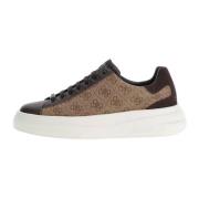 Elba 4G Logo Sneakers Guess , Brown , Heren