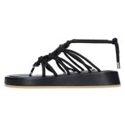 Sandalen Zwart N21 , Black , Dames