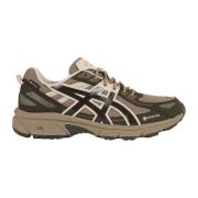 Bruine Sneakers Verhoog Stijl Comfort Asics , Brown , Heren