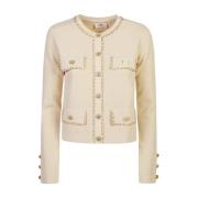 Beige Truien voor Vrouwen Elisabetta Franchi , Beige , Dames