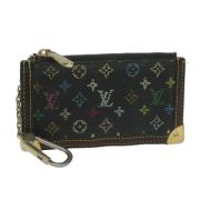 Pre-owned Canvas wallets Louis Vuitton Vintage , Black , Dames