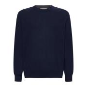 Blauwe Sweaters voor Mannen Brunello Cucinelli , Blue , Heren