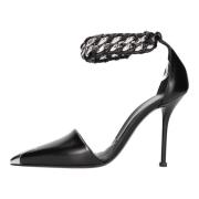 Met hak zwart Alexander McQueen , Black , Dames