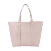 Metalen Logo City Shopper Tommy Jeans , Pink , Dames