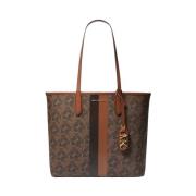 Grote Open Tote Tas Michael Kors , Brown , Dames