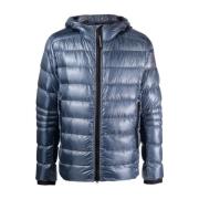 Blauwe Crofton Hoody Lichtgewicht Jas Canada Goose , Blue , Heren