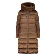 Coat FIX Hood Jas CMP , Brown , Dames