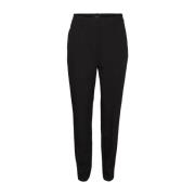 Slim Fit Casual Broek met Zakken Vero Moda , Black , Dames