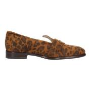 Platte schoenen met stippen Casadei , Brown , Dames