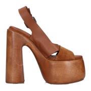 Sandalen Bruin Casadei , Brown , Dames