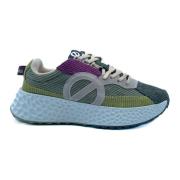 Groene Carter Sneakers voor Moderne Vrouwen No Name , Multicolor , Dam...