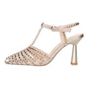 Met hak beige Emanuelle Vee , Beige , Dames