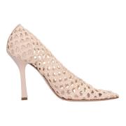 Met hielcrème Casadei , Beige , Dames