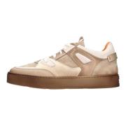 Sneakers Beige Santoni , Beige , Heren