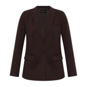 Blazer met zakken Fabiana Filippi , Brown , Dames