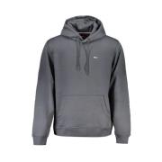 Grijze Katoenen Hoodie met Applicatiedetail Tommy Hilfiger , Gray , He...