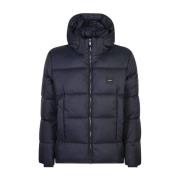 Blauwe Winterjassen Calvin Klein , Blue , Heren