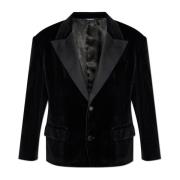 Fluwelen blazer Dolce & Gabbana , Black , Heren