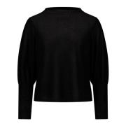 Lange mouw blouse vera mont , Black , Dames