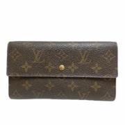 Pre-owned Canvas wallets Louis Vuitton Vintage , Brown , Dames