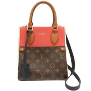 Pre-owned Canvas shoulder-bags Louis Vuitton Vintage , Brown , Dames