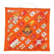 Pre-owned Silk scarves Hermès Vintage , Multicolor , Dames