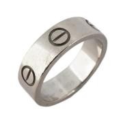 Pre-owned White Gold rings Cartier Vintage , Gray , Dames