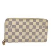 Pre-owned Canvas wallets Louis Vuitton Vintage , Beige , Dames