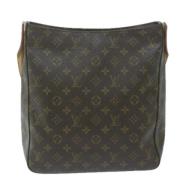 Pre-owned Canvas handbags Louis Vuitton Vintage , Brown , Dames