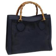 Pre-owned Leather gucci-bags Gucci Vintage , Blue , Dames