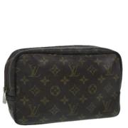 Pre-owned Canvas clutches Louis Vuitton Vintage , Brown , Dames