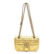 Pre-owned Leather shoulder-bags Gucci Vintage , Yellow , Dames