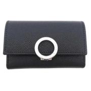 Pre-owned Leather key-holders Bvlgari Vintage , Black , Heren