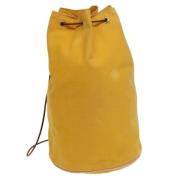 Pre-owned Canvas shoulder-bags Hermès Vintage , Yellow , Dames