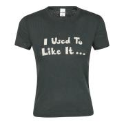 Retro 90s Liefde T-Shirt Re/Done , Green , Dames