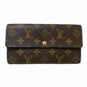 Pre-owned Canvas wallets Louis Vuitton Vintage , Brown , Dames