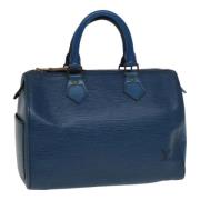 Pre-owned Leather louis-vuitton-bags Louis Vuitton Vintage , Blue , Da...