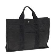 Pre-owned Canvas totes Hermès Vintage , Gray , Dames