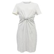 Pre-owned Cotton dresses Alexander Wang Pre-owned , White , Dames