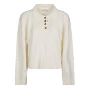 Klassieke Polo Sweater Loulou Studio , Beige , Dames