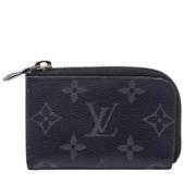 Pre-owned Canvas wallets Louis Vuitton Vintage , Blue , Dames