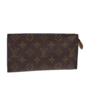 Pre-owned Canvas pouches Louis Vuitton Vintage , Brown , Dames