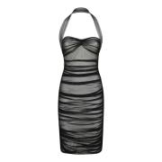 Elegante Zwarte Jurk voor Vrouwen Norma Kamali , Black , Dames