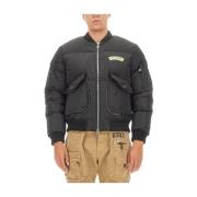 Logo Bomberjack voor Mannen Dsquared2 , Black , Heren