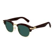 Ct0496S 002 Sunglasses Cartier , Brown , Heren