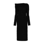 Zwarte Elegante Jurken Givenchy , Black , Dames