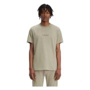 T-shirt Fred Perry , Green , Heren