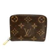 Pre-owned Canvas wallets Louis Vuitton Vintage , Brown , Dames