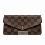 Pre-owned Canvas wallets Louis Vuitton Vintage , Brown , Dames