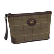 Pre-owned Canvas clutches Burberry Vintage , Brown , Dames